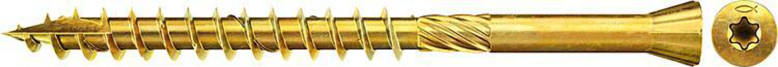 fischer Dielenschraube 660101 3,5 x 35 TG TX, galvanisch verzinkt