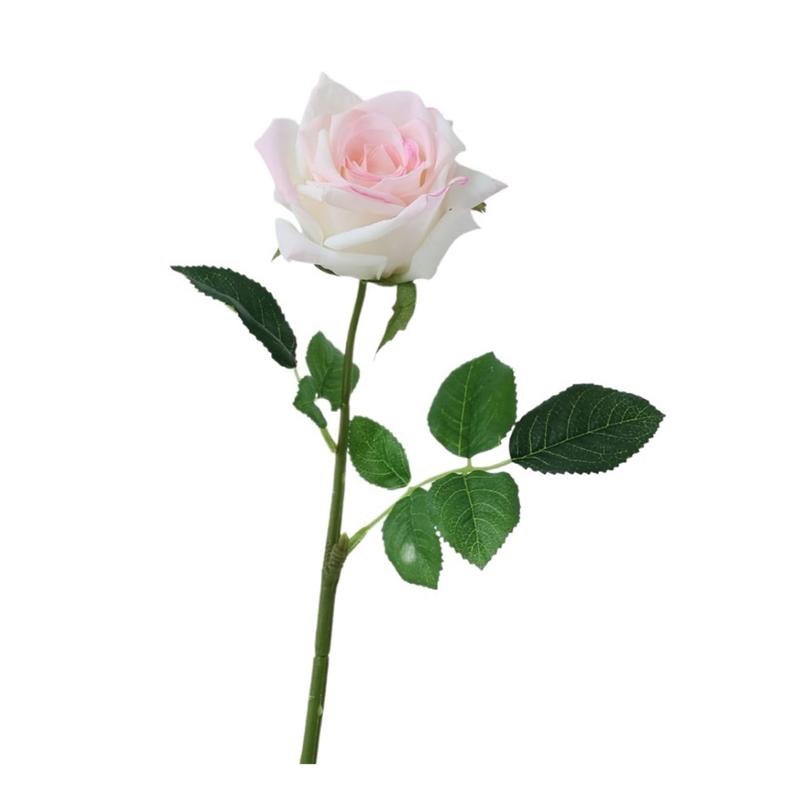 Casetlong 5Pcs Artificial Flowers Bouquet Wedding Decor Fake Home Decoration(Milk pink)