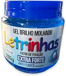 Mirras Gel Infantil Extra Forte Brilho Molhado Azul 235g
