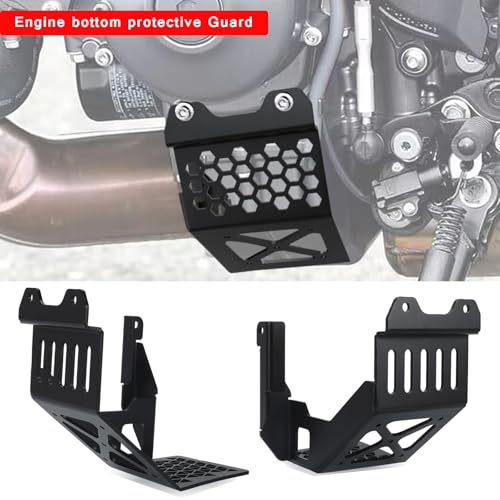 MT-09 2021-2025 Motorchassis Schutzabdeckung für MT09 MT-09 SP Tracer 9 TRACER 900 GT 2021 2022 2023 2024 2025 Schwarz