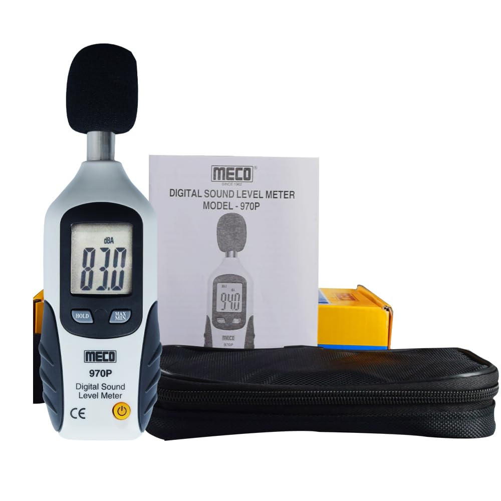 *Envío el mismo día* Sonómetro digital | Dispositivo profesional de medición de ruido Clase 1 | Decibelímetro portátil para pruebas industriales y ambientales Modelo: 970P