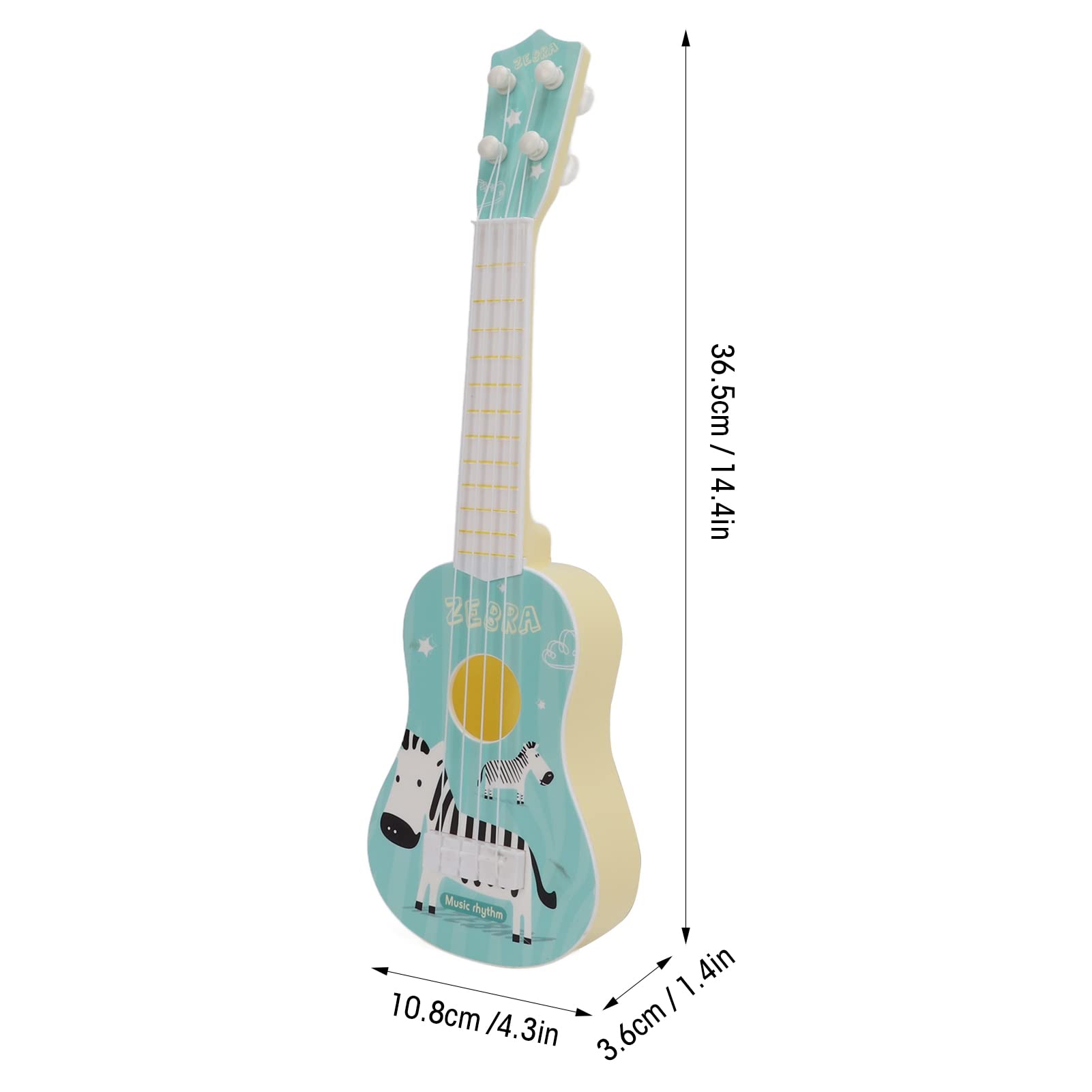 Ukelele De Juguete Para Niños Con 4 Cuerdas, Juguete De
