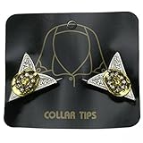 Collar Tips with Cowboy Hat and Rhinestones Collar Corners Western