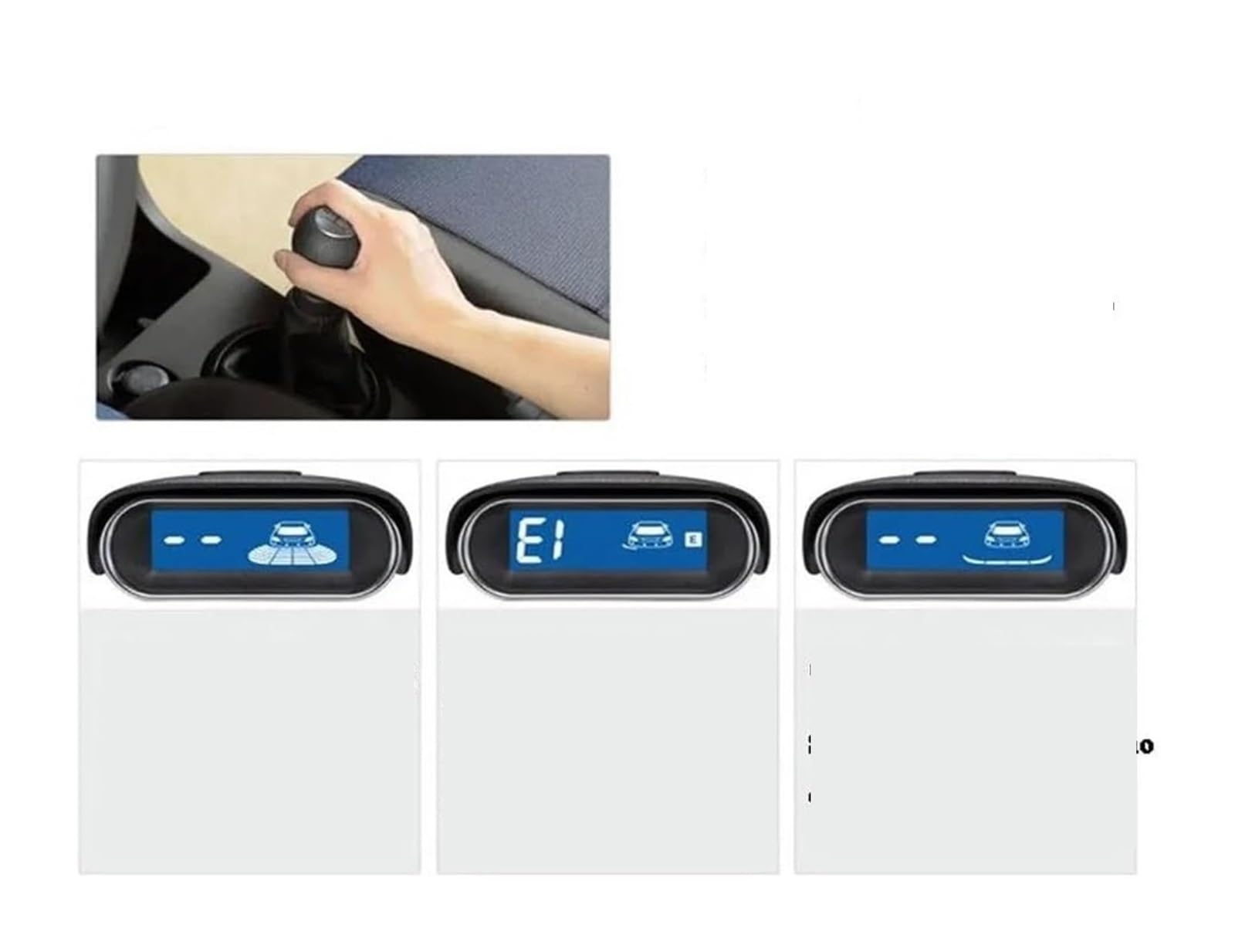 Aparcamiento Sistema Radar Sensores Aparcamiento Radar Marcha Atrás Coche 8 Unidades Resistente A Intemperie Vista Frontal Trasera Kit Monitor Pantalla LCD