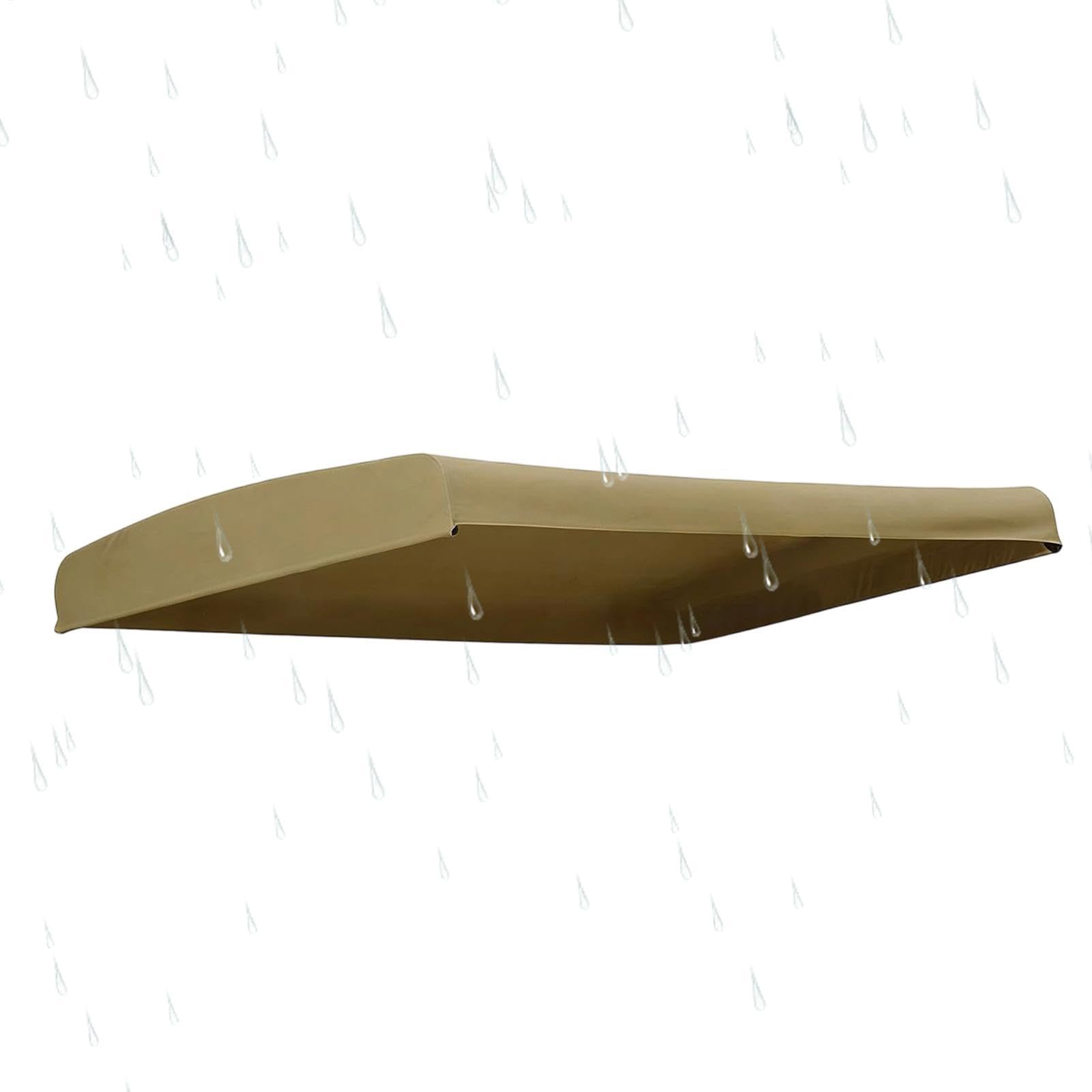 Toldo de repuesto impermeable de 190,5 x 120 cm para columpio y muebles de jardín en porche