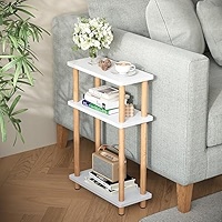 Amazon.com: Apicizon Small Narrow Side Table, 3-Tier Skinny