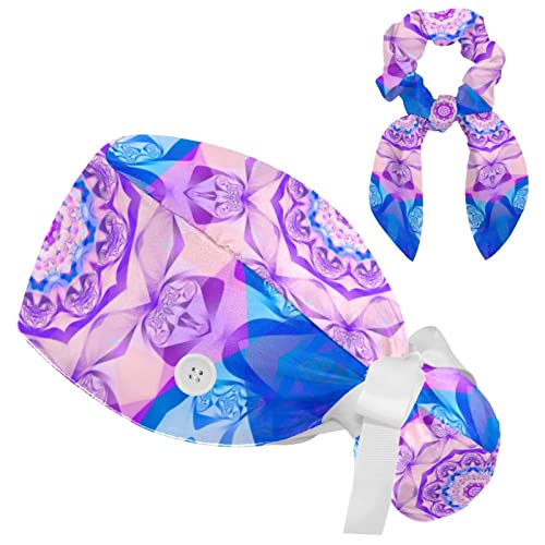 Bonnet de travail coloré taille unique pour cheveux longs et courts