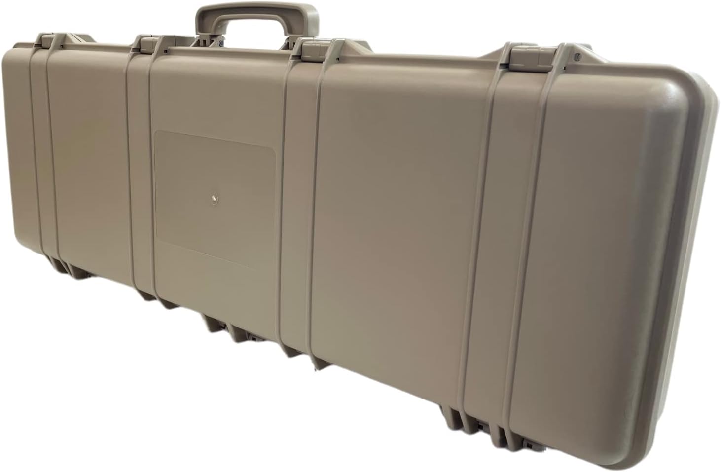 SRC Airsoft Rifle Gun Foam Padded Plastic Carrying Gun Case Tan 105cm 41 Inches Large