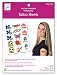 June Tailor JT-481 Inkjet Printable Temporary Tattoo Sheet, 8.5 by 11-Inch, White