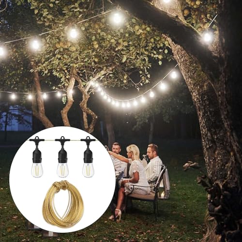 Image of Gold Picture Hanging Brass Wire 20 Feet Braided Picture Wire Multi-Stranded Metal Wire for Artwork, Mirrors, Clocks, Hardware