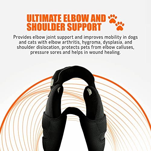NeoAlly Dog Elbow Brace Protector Pads for Canine Elbow and Shoulder