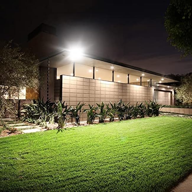 SOLLA 200W LED Flood Light Outdoor, 20000lm Super Bright Security Light, 1060W Equivalent, 6000K Daylight White, IP66 Waterproof Outside Floodlights, LED Exterior Light for Garage, Garden, Yard