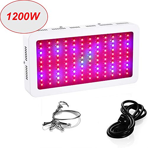 1200W LED Grow Light, Full Spectrum Plant Light, for Indoor Plants Seedling, Succulents, Growing, Blooming and Fruiting