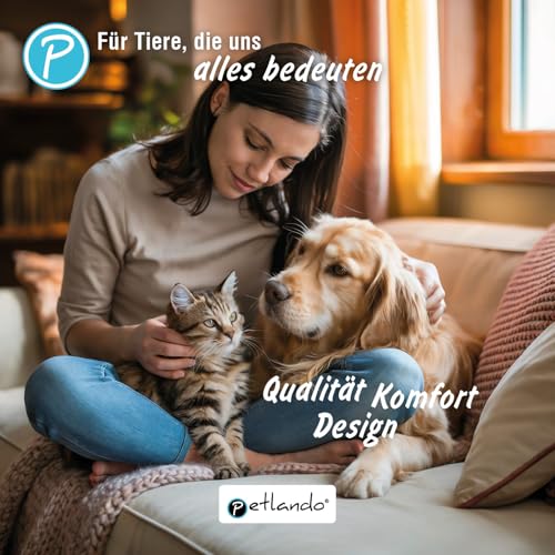 Petlando Hundegeschirr gepolstert, Mesh Y-Comfort, weich, stufenlos verstellbar, besonders leicht & atmungsaktiv, fellschonend, ergonomisch, Brustgeschirr für mittelgroße Hunde, Olive, M