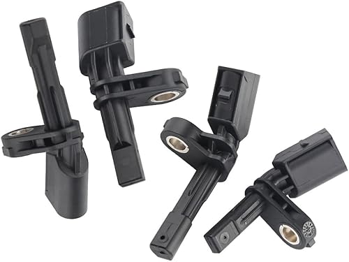 Sensor de velocidad de rueda ABS de 4 piezas compatible con Audi A3, TT, VW Beetle Bora CC EOS Golf GTI Jetta Passat Rabbit Tiguan, Seat Leon,