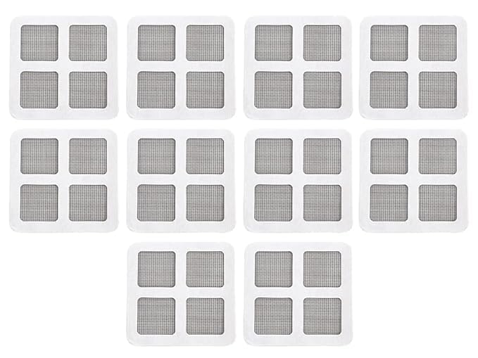 CHITDAX Disposable Shower Drain Mesh Sticker Hair Catcher, Self-Adhesive for Bathroom Kitchen Sink Filter Stopper Square Drain Cover for Bathroom, Laundry, Bathtub, Kitchen, Sink (20PCS Sink Cover) (B0D3KZD6M5) Amazon Price History, Amazon Price Tracker