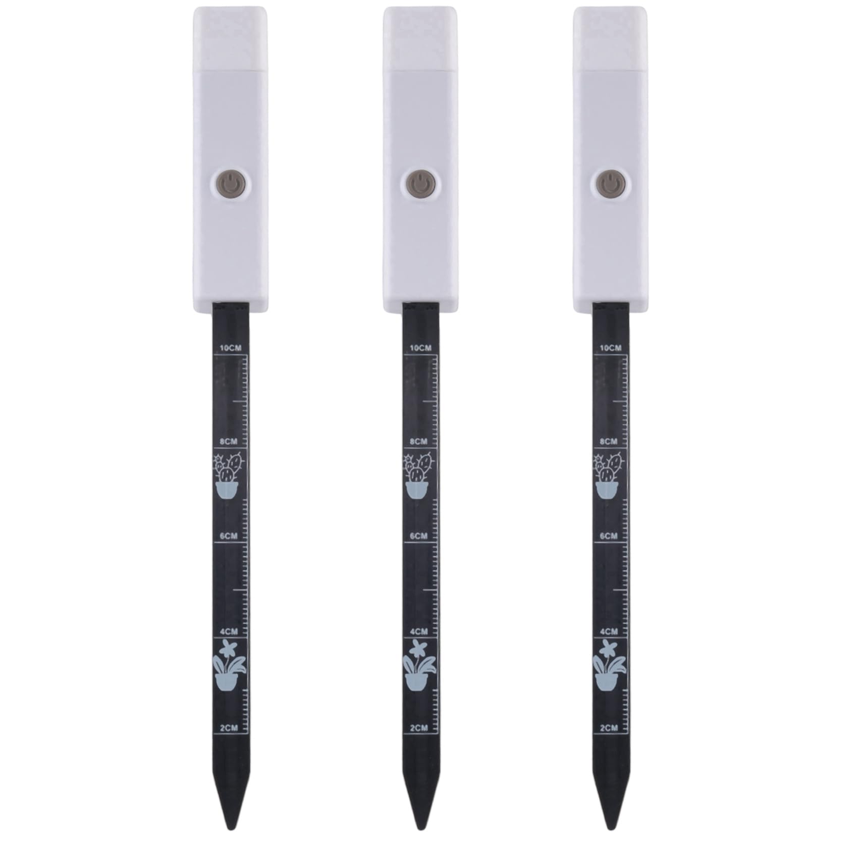 Jnchdghwa Black & White 3X Automatic Soil Moisture Meter For Plants,Plant Moisture Meter, Plant Water Meter, House Plant Soil Moisture Meter