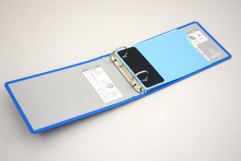 Amazon | コクヨ(KOKUYO) ファイル リングファイル PP表紙 B6横 青 フ