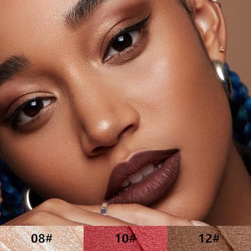 Contour Stick with Highlighter, Bronzer and Blush Shades, a Non-Greasy - Image 2