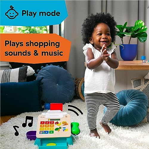 Image of Baby Einstein + Hape Magic Touch Toy Cash Register Pretend to Check Out Toy, Real Sounds and Music, Ages 1, 2, 3, 4+