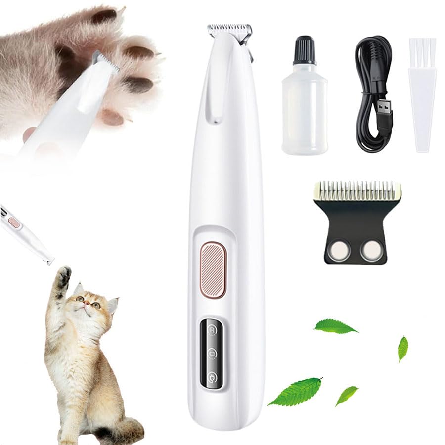 Dog Paw Trimmer, 2025 New Zentric Pet Micro Precision Trimmer, Mu...