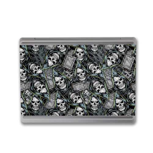 Image of MightySkins Carbon Fiber Skin Compatible with Microsoft Surface Laptop Go 3 (2023) Full Wrap Kit - Wall of Death | Protective, Durable Textured Carbon Fiber Finish | Made in The USA