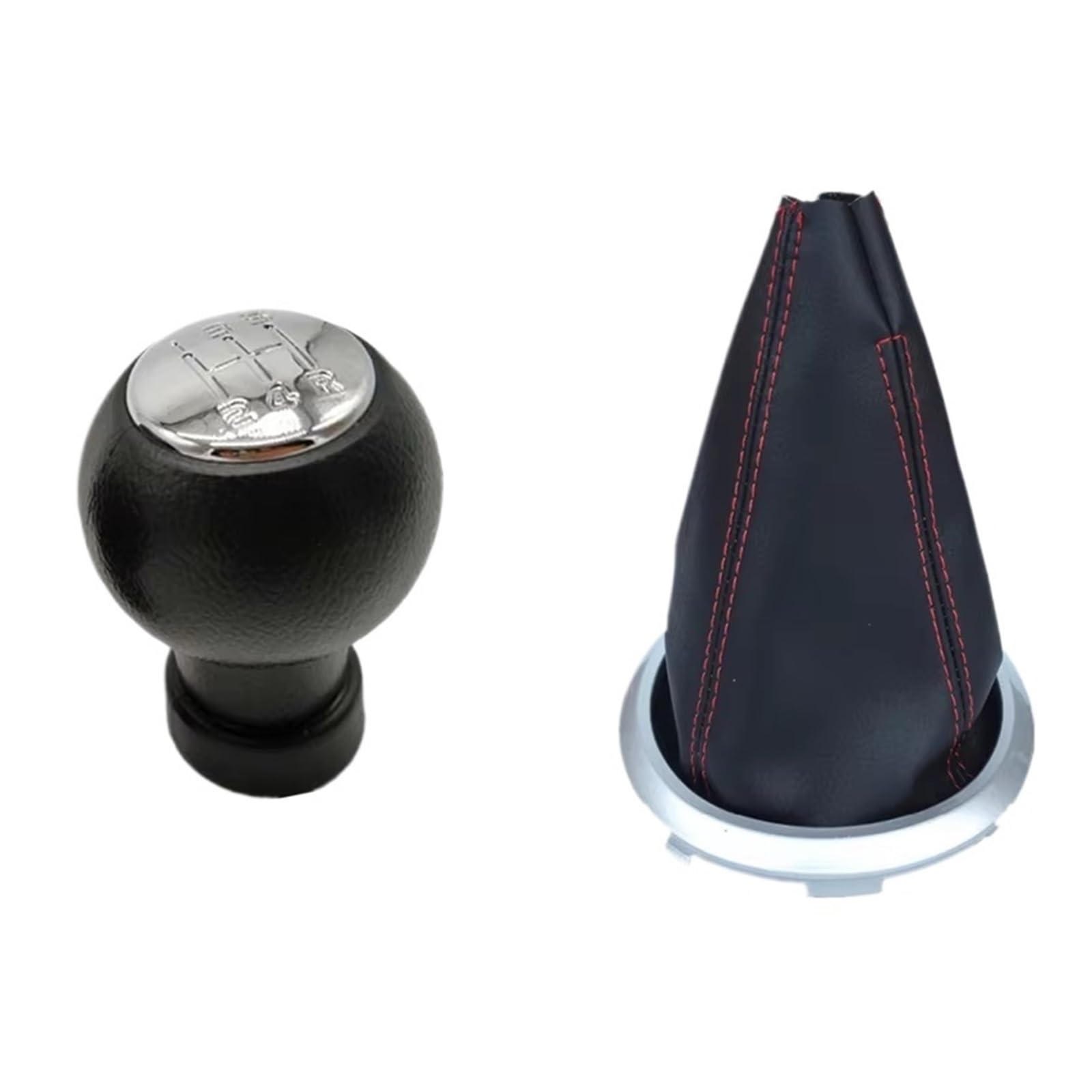 Qmtvfsrh Combo 2 Car Gear Shift Knob Manual Gear Shift Knob With Pu Gaiter Boot For Suzuki For Swift For Sx4 For Alto 2005-2015 Non Thread Shifter(Combo 2)