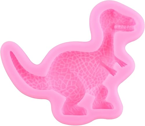 Miniatura 9 de ZiXiang Moldes de silicona de dinosaurio, molde de hojas tropicales para fondant, molde de hojas de helecho, molde de caramelo para baby shower,