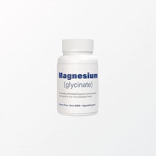 Suplemento de glicinato de magnesio 60 cápsulas