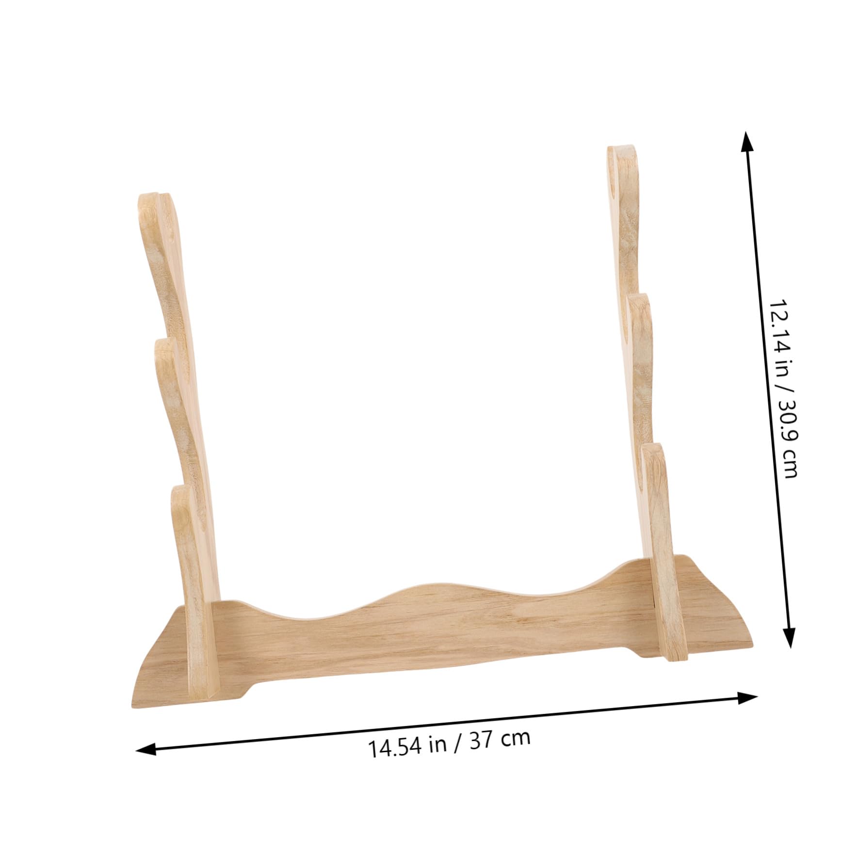TOYANDONA Estante de Espadas de Madera Soporte Decorativo para Espadas Expositor de Mesa para Exposición Salas de Estar
