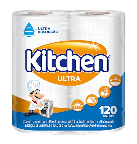 Papel Toalha Kitchen Ultra 120 Folhas Papel Toalha Kitchen Ultra 120 Folhas
