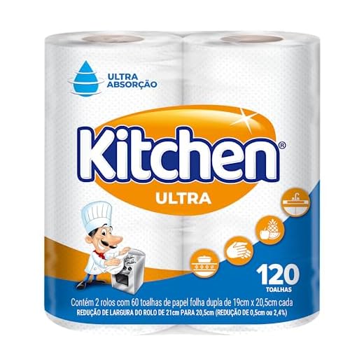 Papel Toalha Kitchen Ultra 120 Folhas