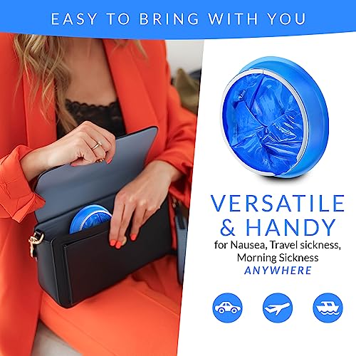 Image of Vomit Bags 100 Pack, 1000ml Disposable Emesis Bags | Disposable, Leak-Proof, Travel & Motion Sickness, Morning Sickness, Air Sea Car Sickness