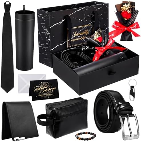 Tioncy 10 Pcs Men Gifts Basket,Premium Birthday Gift Set for Him,...