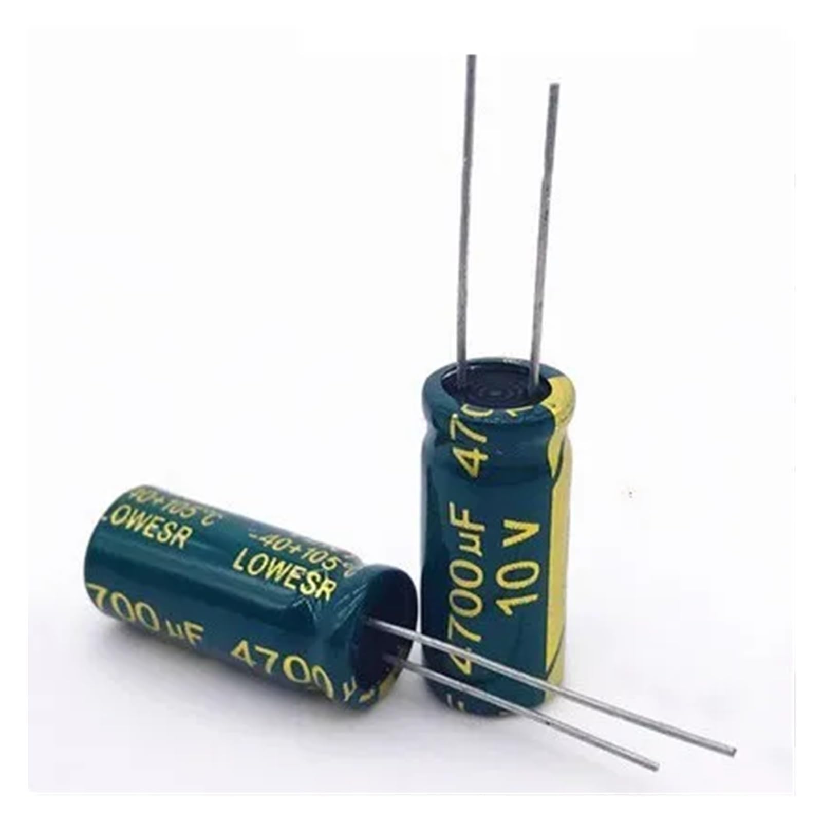 AARTERZZA 50pcs 4700uF 10V 10V4700uF Aluminum Electrolytic Capacitor 10x25mm