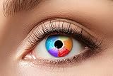 Eyecatcher 84080341-759 - Farbige Kontaktlinsen, 1 Paar, für 12 Monate, Regenbogen, Karneval, Fasching, Halloween