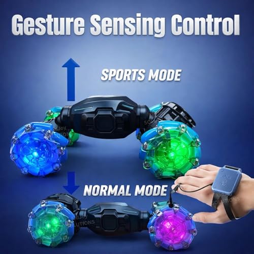 Image of 4x4 RC Smoke Remote Control Car Toy for 5-14 Years Boy Kids Adult Hand Sensor Gesture Control 2.4G 360 Spin High Speed Spray Rotating Double Flip Crawler 4WD Stunt Drift Car