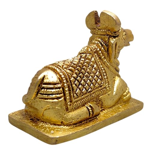 Estatua de Nandi de Latón de 2 Pulgadas miniatura 4