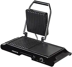 GRILL ELETRICO DUO GRILL MR CHEFF PRENSA GDG 02 PR 1600W 220V AGRATTO