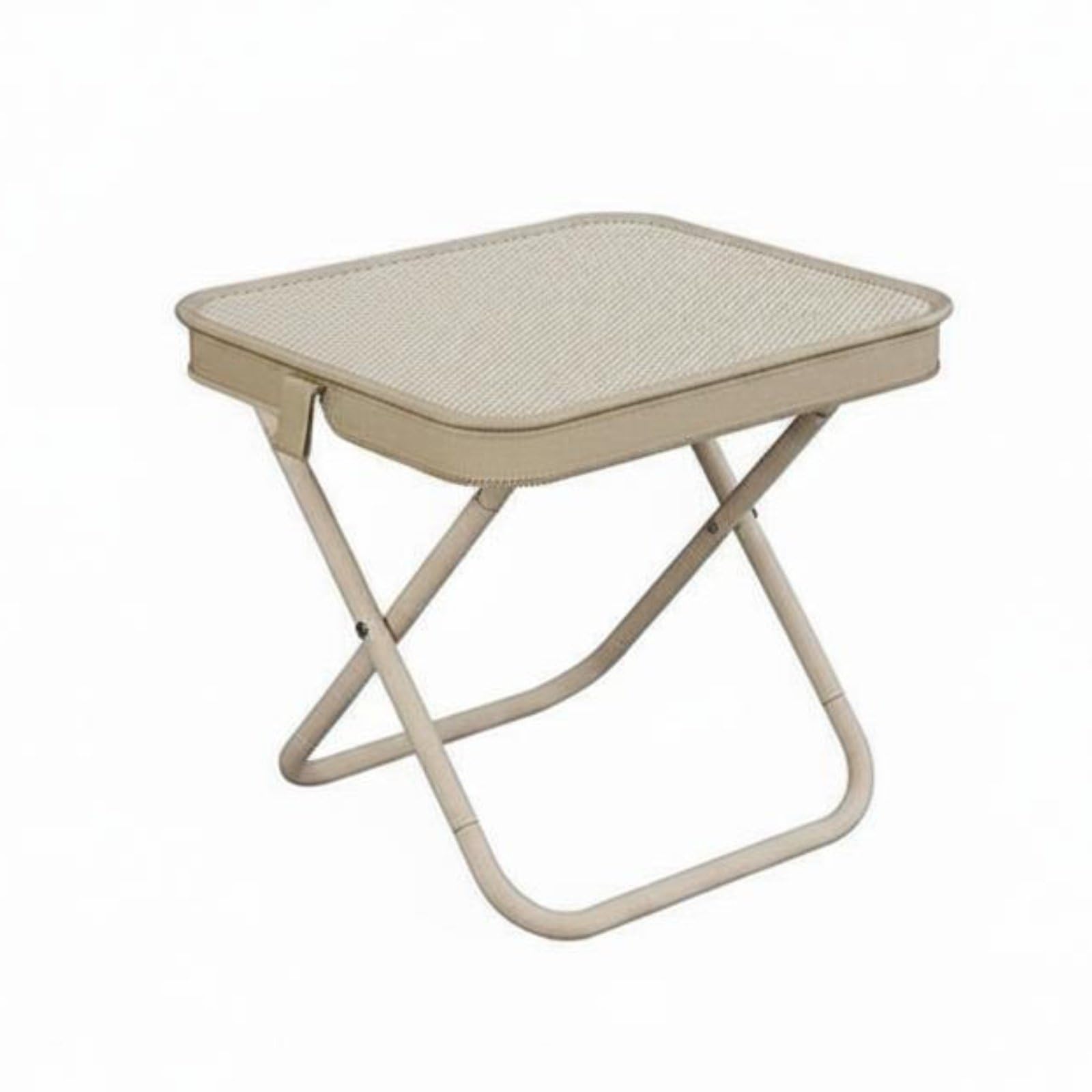 Tabouret De Camping Pliable PREDOLO – 29,5 Cm, Tissu Oxford 600D, Tube Acier, Poche Latérale, Léger, Pour Plage Et Rando