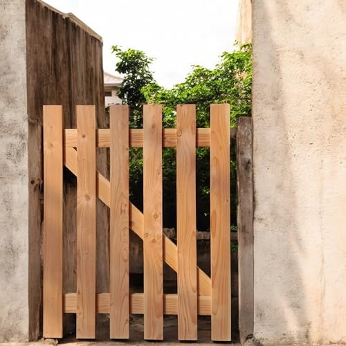 Portillon en bois Douglas simple battant