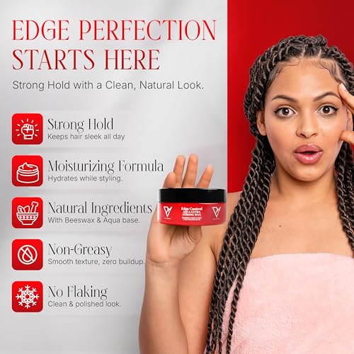 Cera para cabello extra fuerte Edge Control Aqua 150 ml set 5 miniatura 3