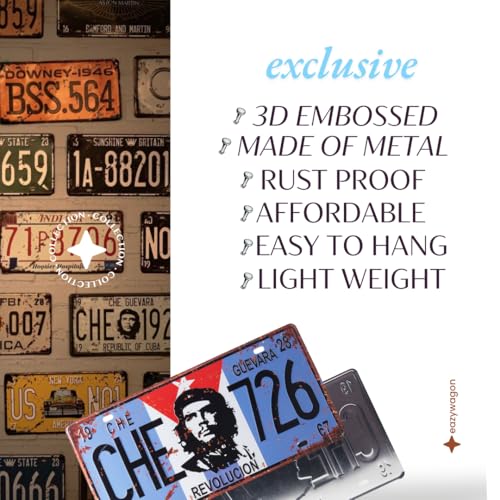 Image of inchHundred Euros inch Vintage Retro Metal Signs - License Wall Plate, Car Tag - Ideal for Cafe, Restaurant, Shop, Home, Hotel, Club, Office, Living Area - Design Plaque