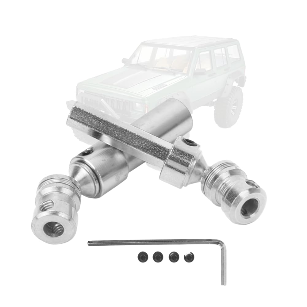Drfeify Arbre D’entraînement Arrière CVD – Métal – Compatible WLtoys 12428 12423 1/12 RC – Noir