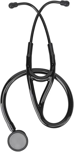 Miniatura 5 de Estetoscopio de acero inoxidable Estetoscopios portátiles de cardiología para monitorear sonidos amplificados del corazón y los pulmones