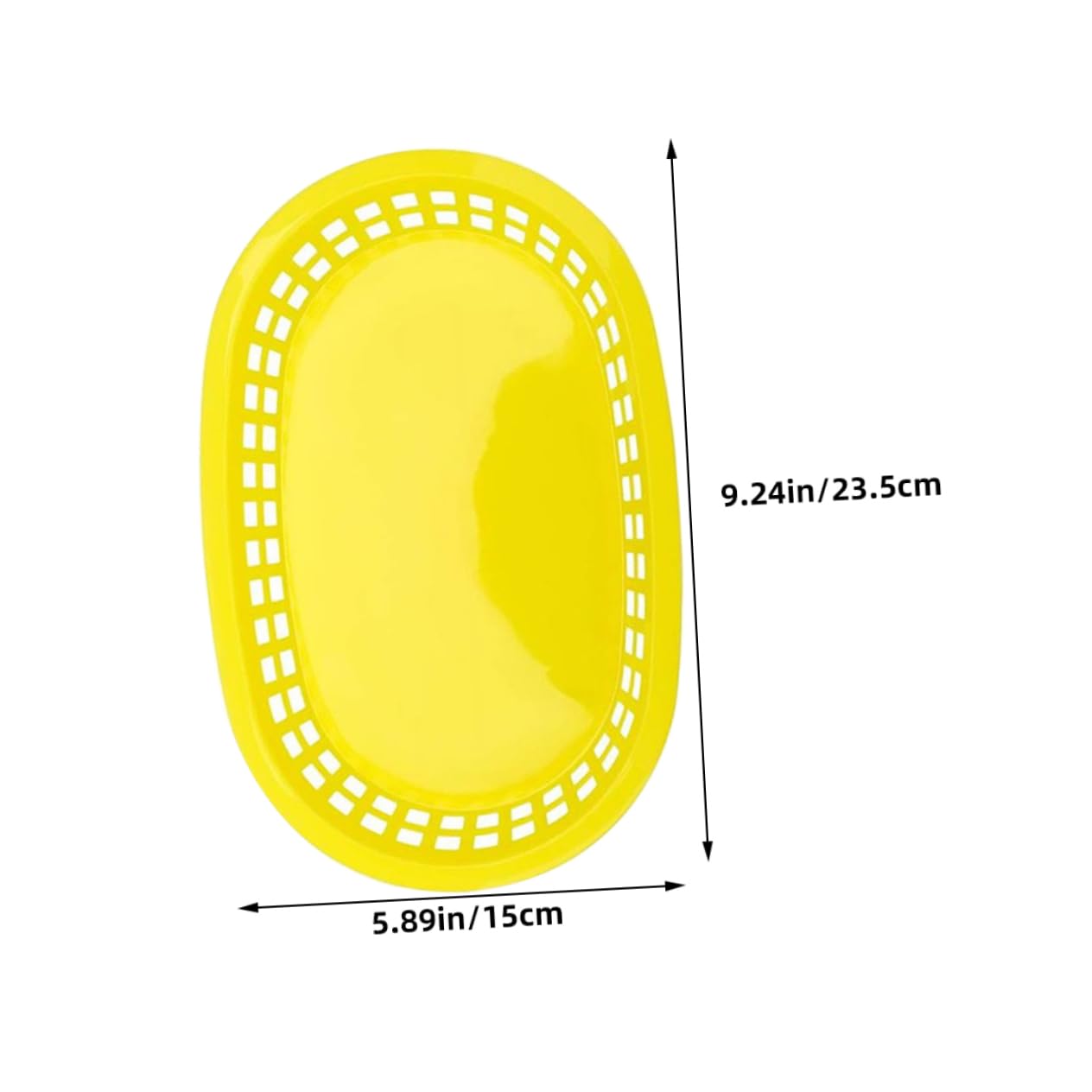 SOLUSTRE 12pcs Plastic Sandwich Baskets for Food Serving Lightweight Washable Storage for Fries Snacks Crafts for Home and Restaurant Use