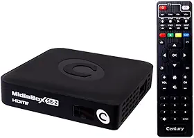 Receptor HDTV Nova Parabólica Sem Mensalidade Century Midiabox SE2