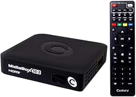 Receptor HDTV Nova Parabólica Sem Mensalidade Century Midiabox SE2