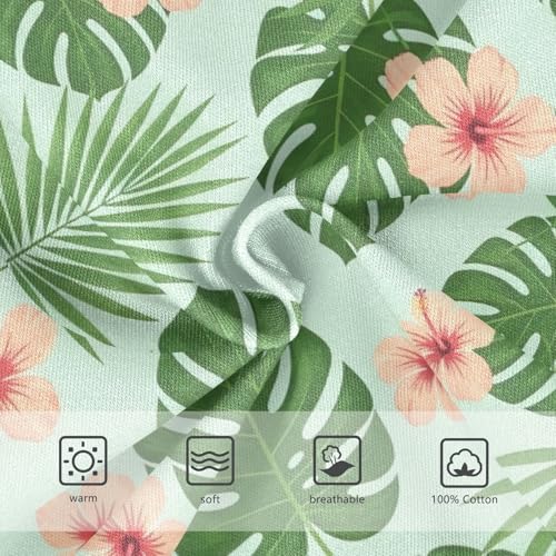 ODAWA Tropical Palm Leaves Green Tag Free Underwear Briefs, Toddler Underwear Boys 2T3