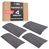 Caliber Edge Glides XL Trailer Ramp Edge Protectors – Smooth Ground-to-Ramp Transition – Larger Size Edge Glides, 4-Piece Kit